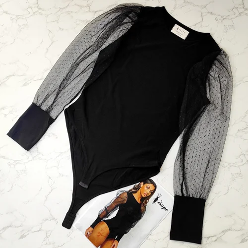 بادی مجلسی کرپ مشکی